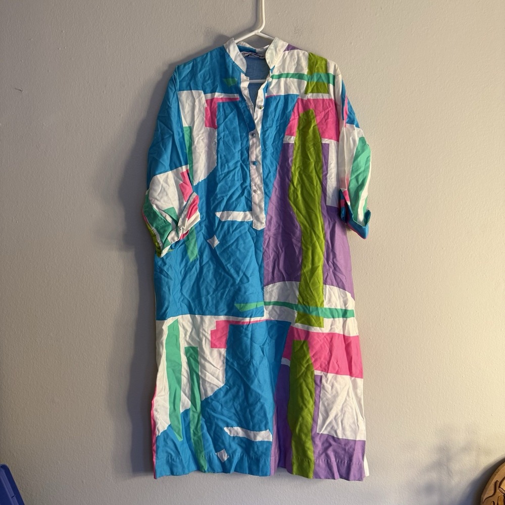 Vintage‎ Catherine Ogust For Penthouse Gallery Forever Dress - Rainbow Stripe